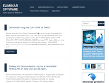 Tablet Screenshot of eliminarspyware.com